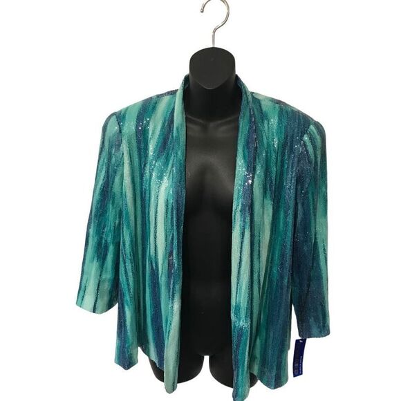 NWT Nygard by Peter Nygard Jade Green Gemstone Coverup Size Small - Picture 3 of 9